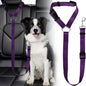 Pet Dog And Cat Seat Belt, Car Headrest Restraint, Adjustable Safety Rope, Car Seat Belt