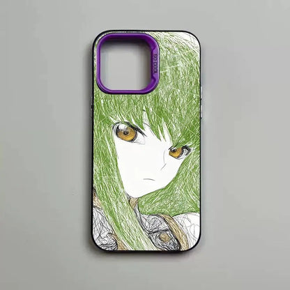 luxury comic Code Geass Phone Case For iPhone 17 16 15 14 13 12 11 Pro MAX Matte Shockproof Back Anti Fall Matte Cover