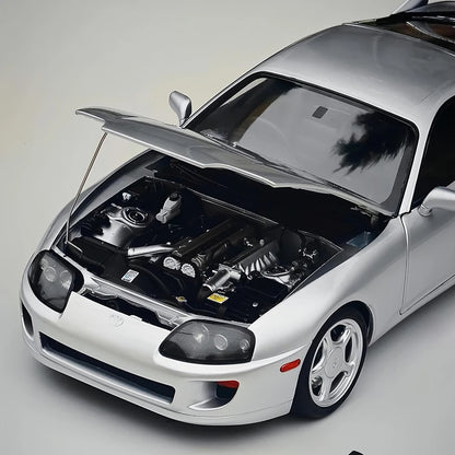 WHELART Diecast model 1/18  Ty SUPRA A80 Metal Car model Static display collection holiday gifts