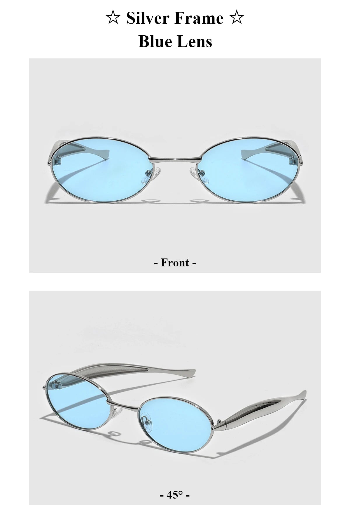 Ruiao 2026 Fashion Oval Sunglasses for Women Luxury Designer Metal Frame UV400 Sun Protection Shades Brand New Arrival Eyewear