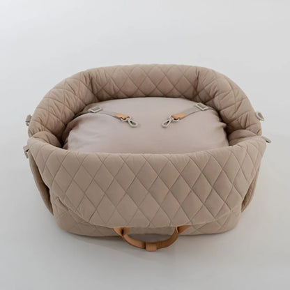 Upgraded Pet Dog House Nylon Waterproof Pet Bag, Detachable Handbag, Car Dual-Use Travel Cat House Dog House