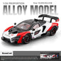 Simulated 1/24 McLaren Senna car model with sound and lights, track version sports car model, boys gift, collection ornaments