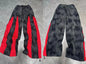 European Style Women's Jeans 2026 Spring New Heavy Zipper Pleated Color-Block Design Loose Trendy Long Pants