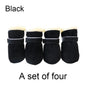 Winter Waterproof 4Pcs Warm Non-slip Snow Boots for Small Breeds Dogs Puppy Outdoor Walking Dog Socks Bootie Pet Paw Care