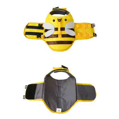 Dog Life Jacket for Swimming Boating Pet Safety Floatation Vest Life Preserver with Rescue Handle For Cats Small Medium Dogs
