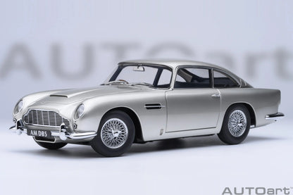 Autoart 1/18 ASTON MARTIN DB5  ABS 007/Goldfinger Bond , door full open sports car model static decoration collection