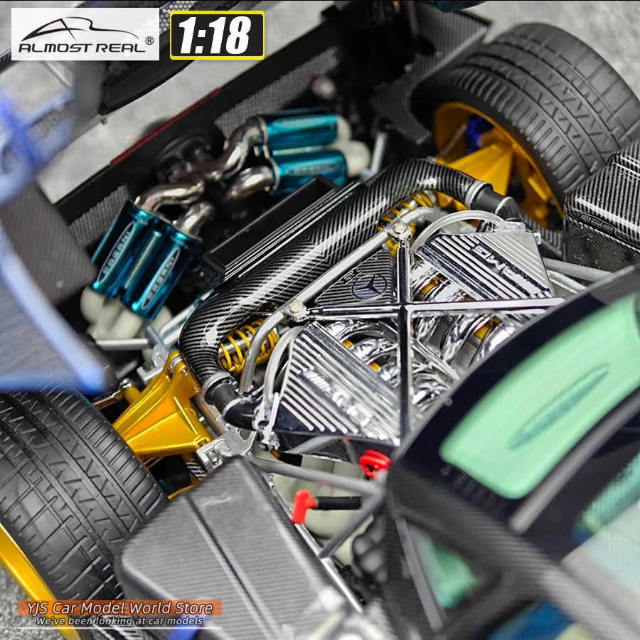 Almost Real diecast model 1:18 Pagani Zonda Tricolore - 2010  car model alloy collection gift to friends and family