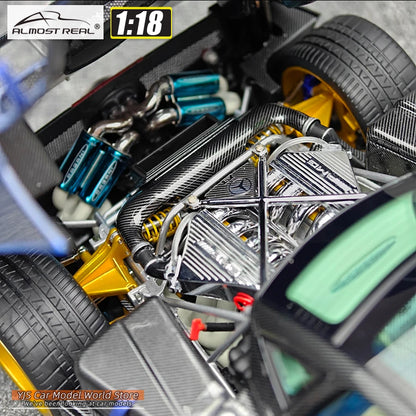 Almost Real diecast model 1:18 Pagani Zonda Tricolore - 2010  car model alloy collection gift to friends and family