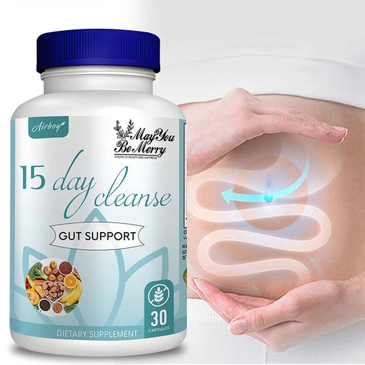 15 day Cleanse and Detox - Supports Gut Health, Improves Digestion, Metabolism and Promotes Weight Management