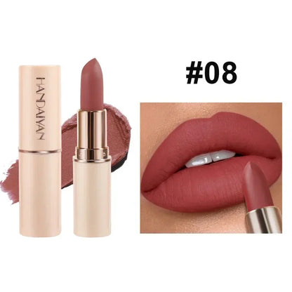 8 Colors Matte Lipstick Waterproof Velvet Nude Sexy Red Lip Gloss Long Lasting Nonstick Not Dry Lip Stain Makeup Matte Lipsticks