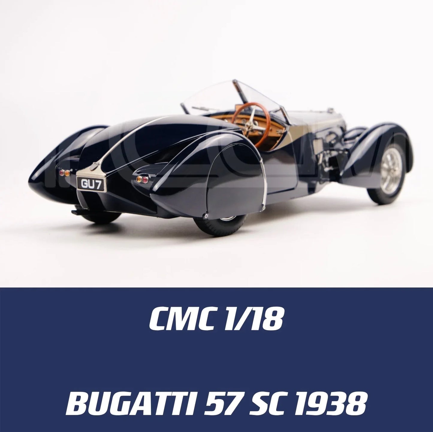 CMC 1:18 57SC 1938 Convertible Simulation Limited Edition All Open Alloy Metal Static Car Model Toy Gift
