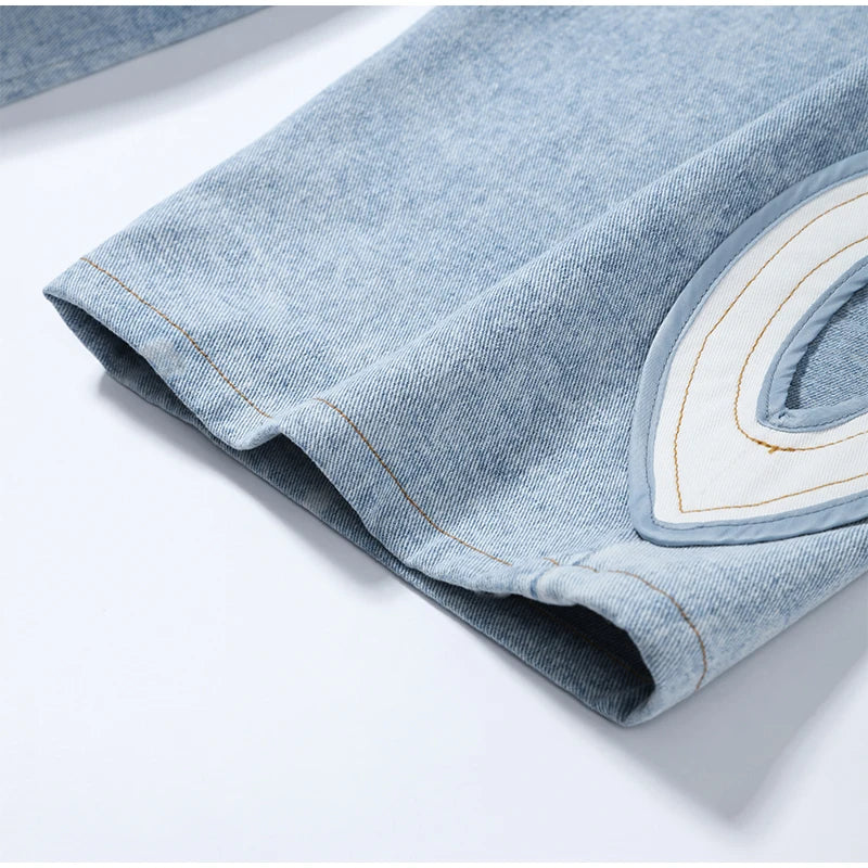 Y2k Vintage Women Jeans Hollow Out Solid Wide Leg Denim Pant Fashion All-match Lady Streetwear Summer Office Commute 2026