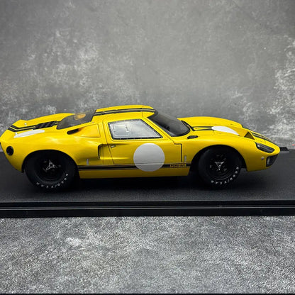 In Stock SOLIDO 1/18 Ford GT40 MK.1 1968 Classic Racing Car Diecast Model Collectible Vehicle Replica Adult Collection Display