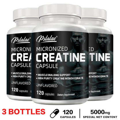 Creatine Monohydrate Energy Performance Whey Proteins for Muscle Mass Workout Recovery Friendly Adult Nutritional Supplement