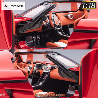 AUTOart model 1/18 Scale New  Koenigsegg Regera car model Static Decorative Items Holiday Gift Collection