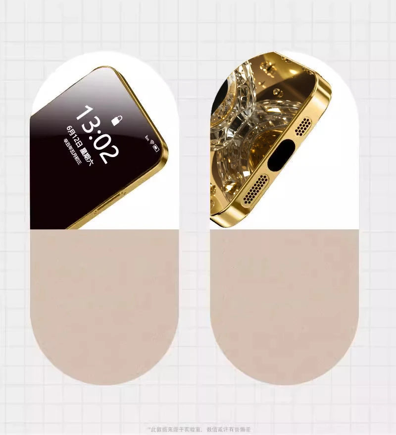 High end golden letter 'F' For IPhone 16 17Pro Max 15 P ro 14 13 Plus 12 Mini 11Pro Max XR 16E 17 Air Golden glass phone case