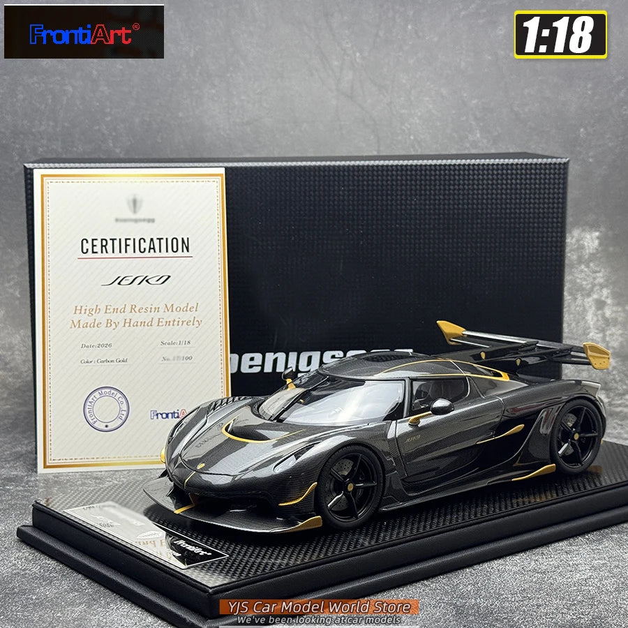 Frontiart FA 1:18 Jesko  Car Model Collection Sports car static decoration holiday gift
