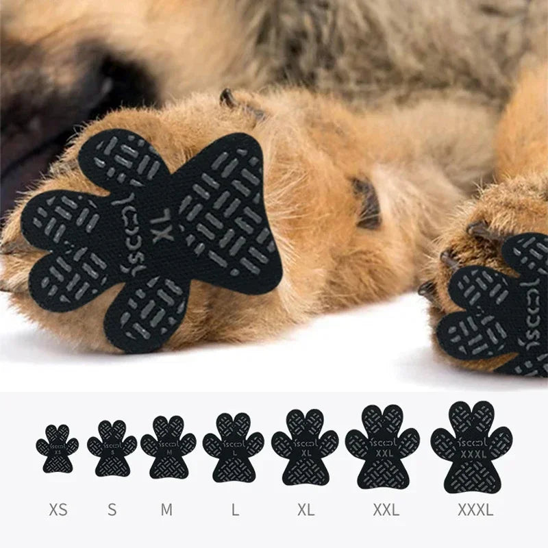 Paw Protectors Dog Anti-Slip Pads Waterproof Self Adhesive Shoes Booties Sock Replacement Foot Patch To Keeps Dogs from Slipping
