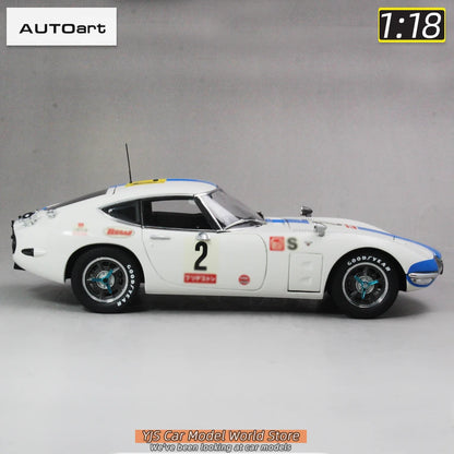 Autoart diecast model 1/18 2000 GT 1967 #2 Static Ornament Holiday Gift collection