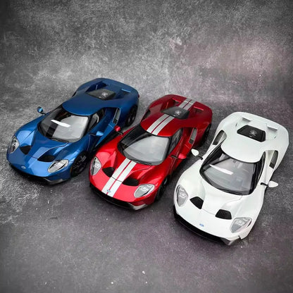 AUTOART 1:18 scale Ford GT ABS material Full Open car model Static Display Holiday gift collection Sports car model