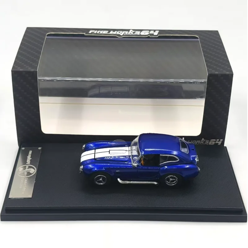 Fine Works 1:64 Scale Shelby 427 Alloy Diecast Miniature Toy Car Model Finished Static Collection