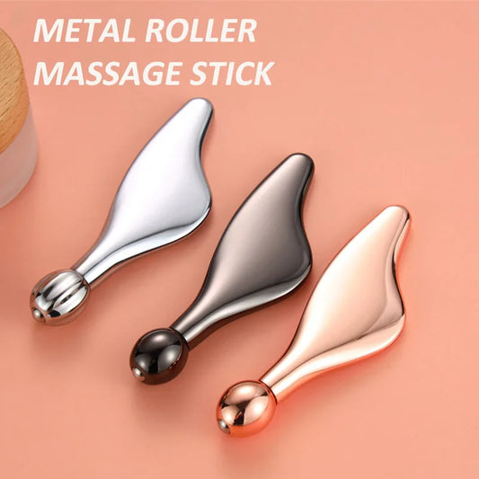 Metal Eye Roller Massage Stick Eye Cream Stick Facial Massage Guasha Facial Lifting Facial Thining Roller Beauty Care Tool