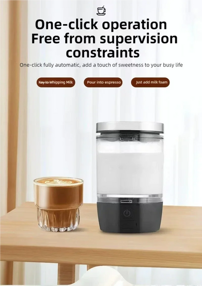 New mini Convenient Electric Milk Frother Self Milk Pulling Frother Cappuccino Stirrer Latte Coffee Hot & Cold Froth Maker