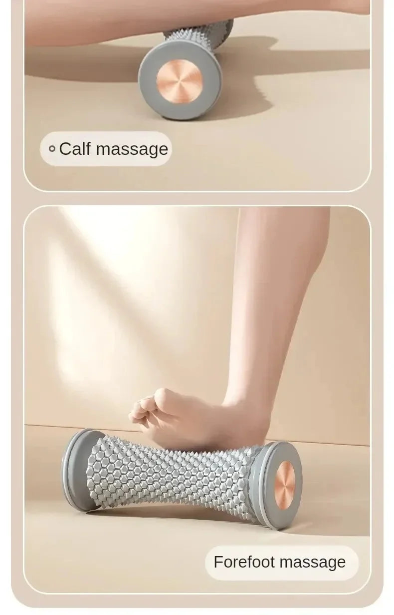 Foot Massager Massage Roller Yoga Massage Ball Plantar Fascia Roller Muscle Relaxation Care Plastic Manual Foot Massager