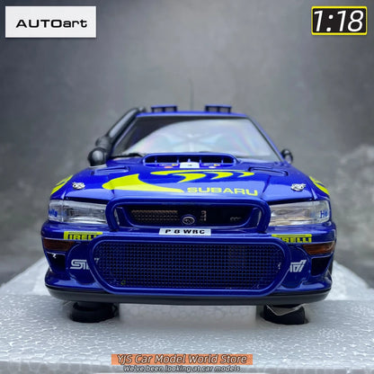 AUTOART Die-cast car model 1/18 Subaru Impreza WRC Rally of Monte Carlo  Static display car models