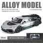 Large 1/18 alloy die-cast AMG-ONE sports car model simulation sound and light adult collection gift