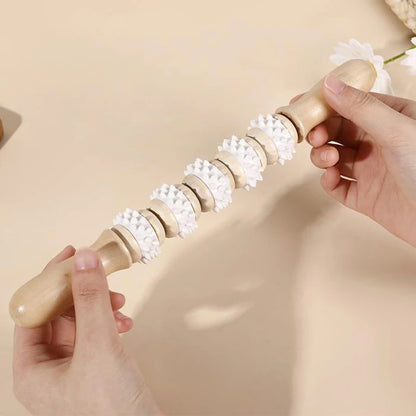 Wooden Massage Roller Stick Fat Loss Body Sculpting Massage Tools Meridian Relaxation Promote Blood Circulation