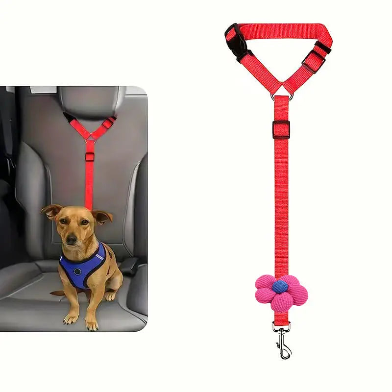 Dog Seat Belt for Vehicle Secure, Pet Car Tether Safety Leash for Dogs In Vehicles, Dog Seatbelt Tether,  Christmas Gift