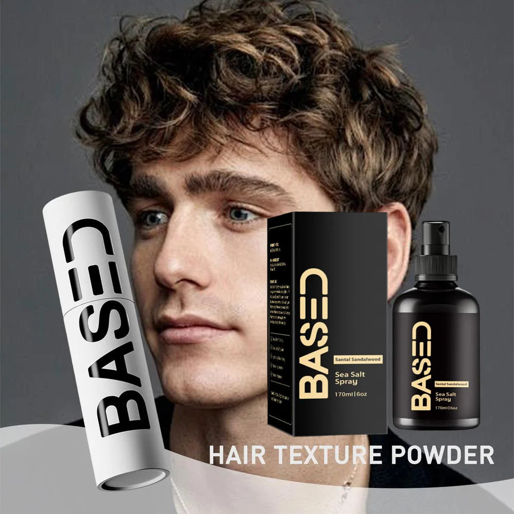 Sea Salt Hair Spray for Men Women Long-Lasting Texturizing Volume Booster with Fluffy Wave Styling Powder Beachy Matte Finish