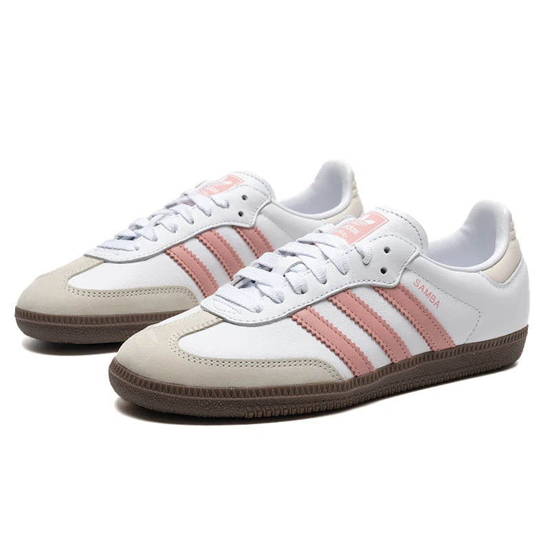 Adidas Originals Samba Og Women's Casual Shoes Retro Fashion Casual Shoes Low-Top Comfortable Lightweight German Training Shoes Ji2677