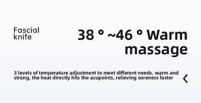 2026 New Electric Fascia Gun Deep Tissue Percussion Massager Guasha for Muscle Pain Relief Recovery Home Gym Travel Use