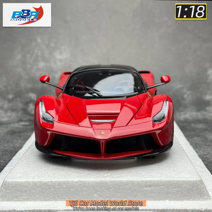 BBR MODELS 1/18 LaFerr sports car red metal static display car model collection Diecast model
