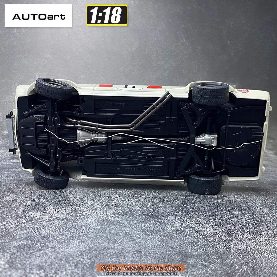 AUTOART Diecast car model 1/18 Nissan skyline GT-R 6#（RACING) 1971 Static display car models
