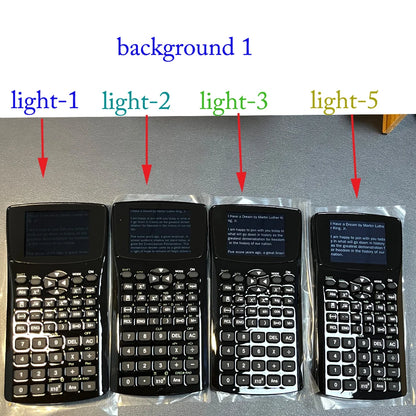 Advanced Calculator with cheating options Fashion student magic mp4 player calculator with emergency button quick response text video Screen Privacy Film ( PF)