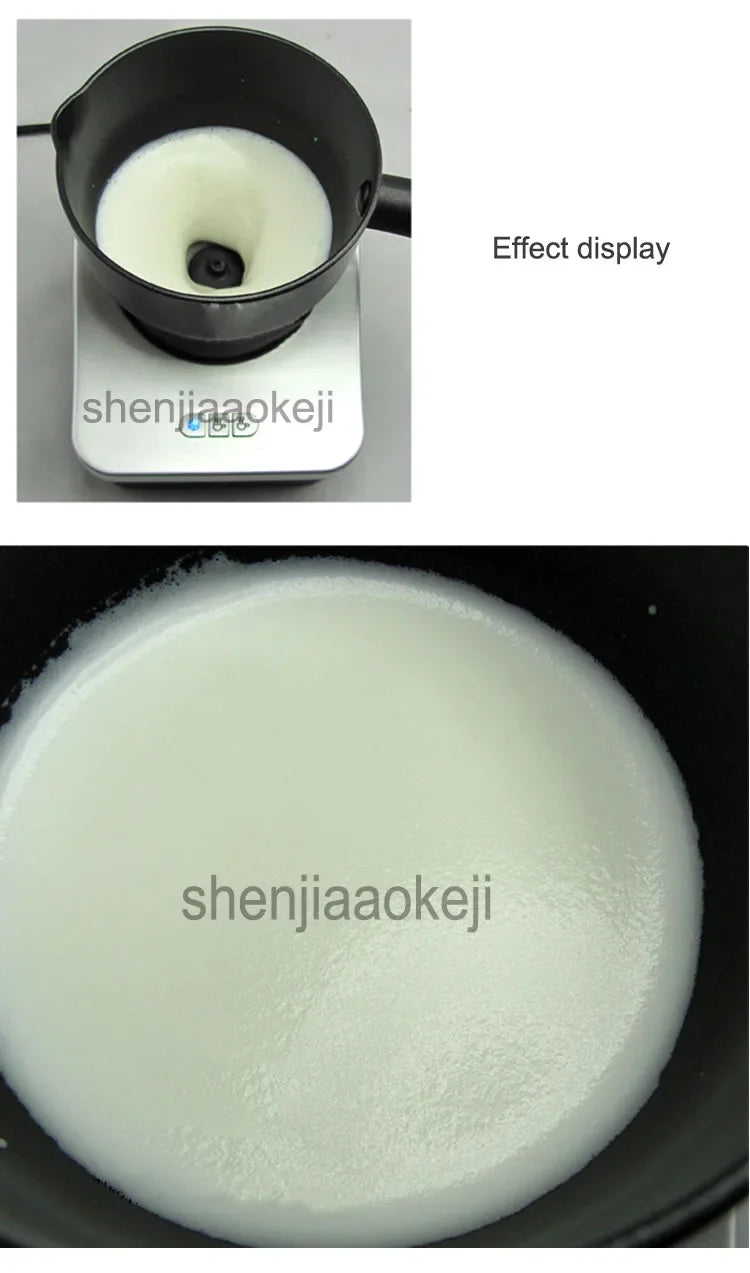 Semi-automatic Milk Frother Machine Electric Mixer Tea/coffee /milk Steamer Foamer Beater hot cold foaming machine 220v 550w