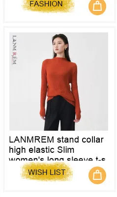 LANMREM New Batwing Sleeve Pleated Women's T-shirt American Style Loose Versatile Chic Round Collar Pullover Tops 2DB6558