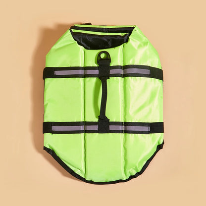Dog Life Jacket Reflective Adjustable Summer Large Dogs Swimwear Safety Vest Surfing Sailboat Enhanced Buoyancy Pet Life Jacket