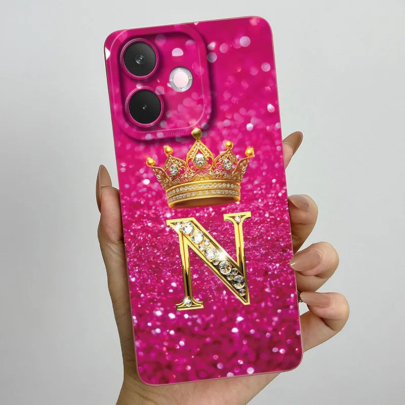 For Oppo A5 Pro 4G 5G Case Luxury Letters Couple Soft Phone Cases For OPPO A5Pro CPH2711 CPH2695 Camera Protection Back Cover