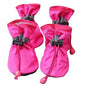4 PCS set Of Waterproof Pet Dog Shoes, Anti Slip Soft Soled Rain Boots, Kitten Dog Shoes, Puppy Pet Boots, Pet Paw Accessorie