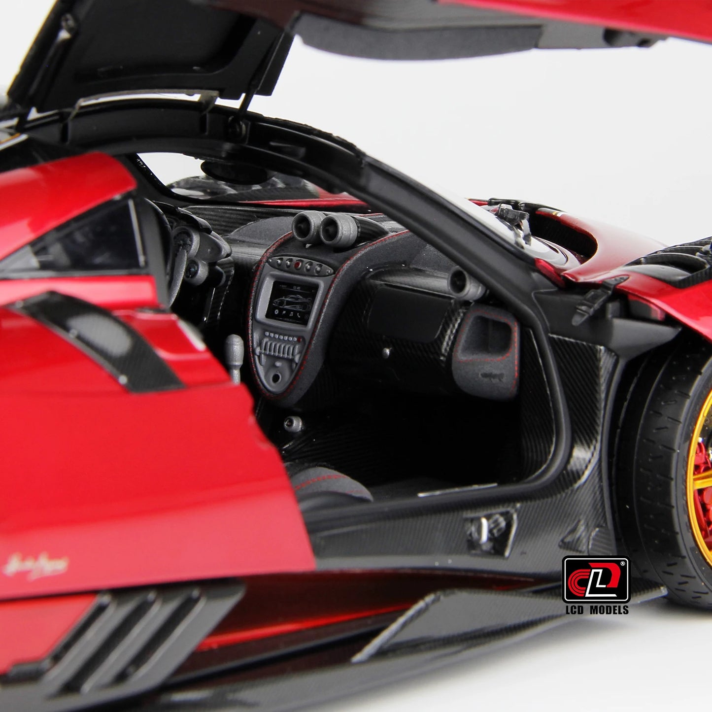 LCD CLD Diecast model 1/18 scale Pagani Imola Metal static decoration Holiday gift collection