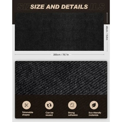 Cat Scratch Mat Trimmable Self-Adhesive Carpet for DIY Cat Climbing and Scratching Solution Ideal for Protecting Cat Couch Furn