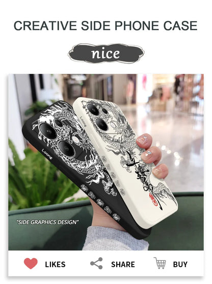 Good Luck Dragon Phone Case For Xiaomi Redmi Note 15 Pro Plus 15 15C 4G 5G Silicone Cover