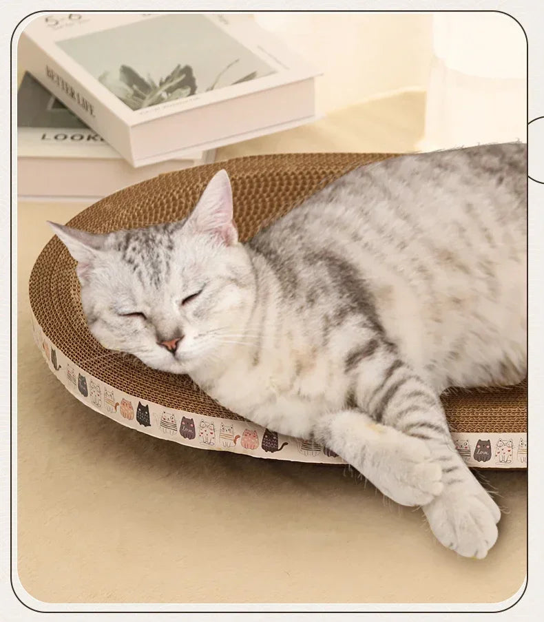 Cat Interactive Toy Rascador Para Gatos Cat Scratching Board Cat Scratcher Corrugated Cardboard Claw Grinding Cat Bed Nest