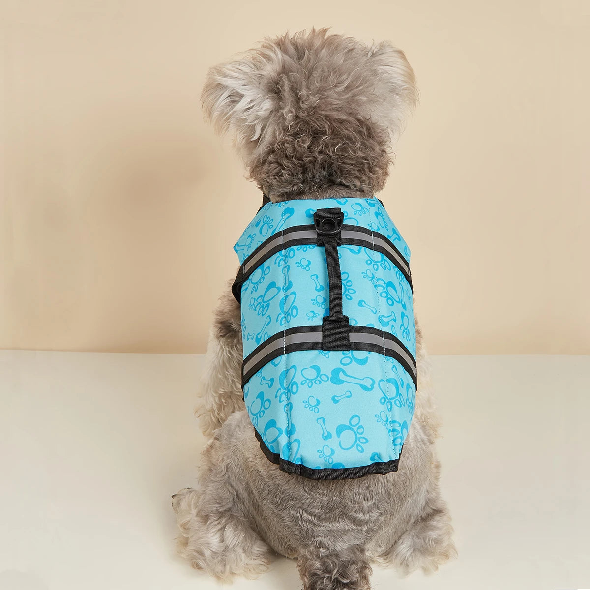 Dog Life Jacket Reflective Adjustable Summer Large Dogs Swimwear Safety Vest Surfing Sailboat Enhanced Buoyancy Pet Life Jacket