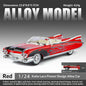 Retro luxury 1:24 convertible sports car alloy model, exquisite desktop ornaments, best collection for car model enthusiasts