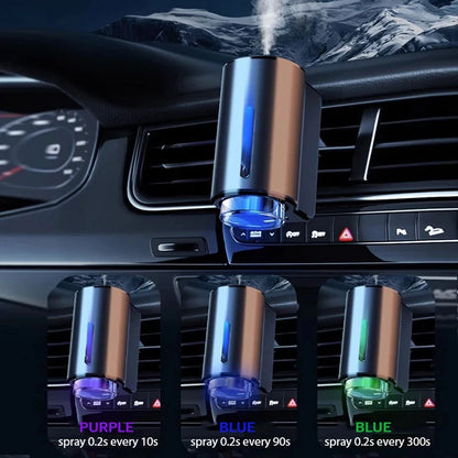 Car Air Vent Aromatherapy Humidifier Portable Electric Mist Diffuser Auto Odor Removal Freshener